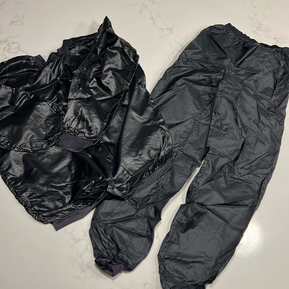 2 Piece Lightweight “Sauna Suit” | Inseam 28” | Small | Black